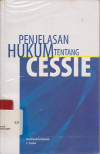 Penjelasan Hukum tentang Cessie