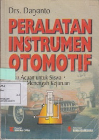 PERALATAN INSTRUMEN OTOMOTIF