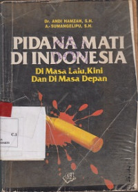 Pidana Mati Di Indonesia