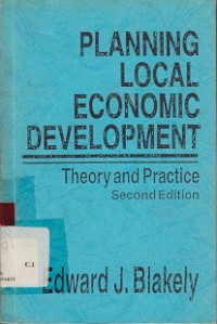 Planning Local Economic Development