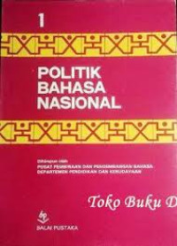 Politik Bahasa Nasional