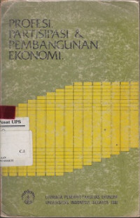 Profesi Partisipasi & Pembangunan Ekonomi