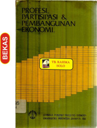 Profesi Partsipasi & Pembangunan Ekonomi