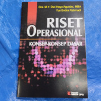 Riset Operasional Konsep-konsep Dasar