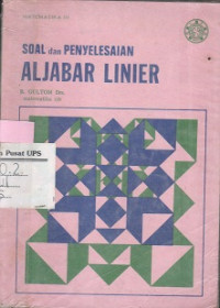 Soal dan Penyelesaian Aljabar Linier