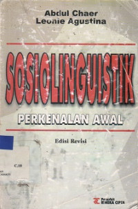 sosiolinguistik perkenalan awal Edisi Revisi