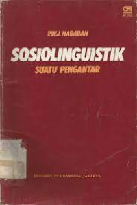 Sosiolinguistik suatu Pengantar