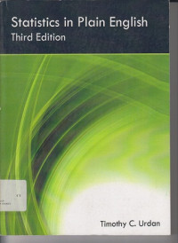 Statistics in Plain English Third Edition