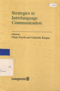 Strategies in Interlanguage Communication