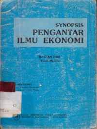 Synopsis Pengantar Ilmu Ekonomi