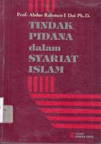 Tindak Pidana Dalam Syariat Islam