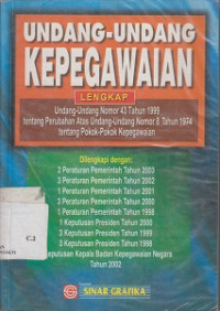 Undang-Undang Kepegawaian Lengkap