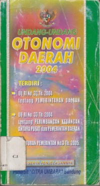 Undang-Undang Otonomi Daerah 2004