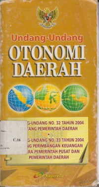 UNDANG-UNDANG OTONOMI DAERAH