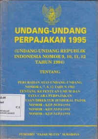 UU perpajakan 1995