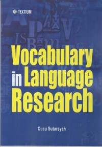 Vocabulary in Language Research